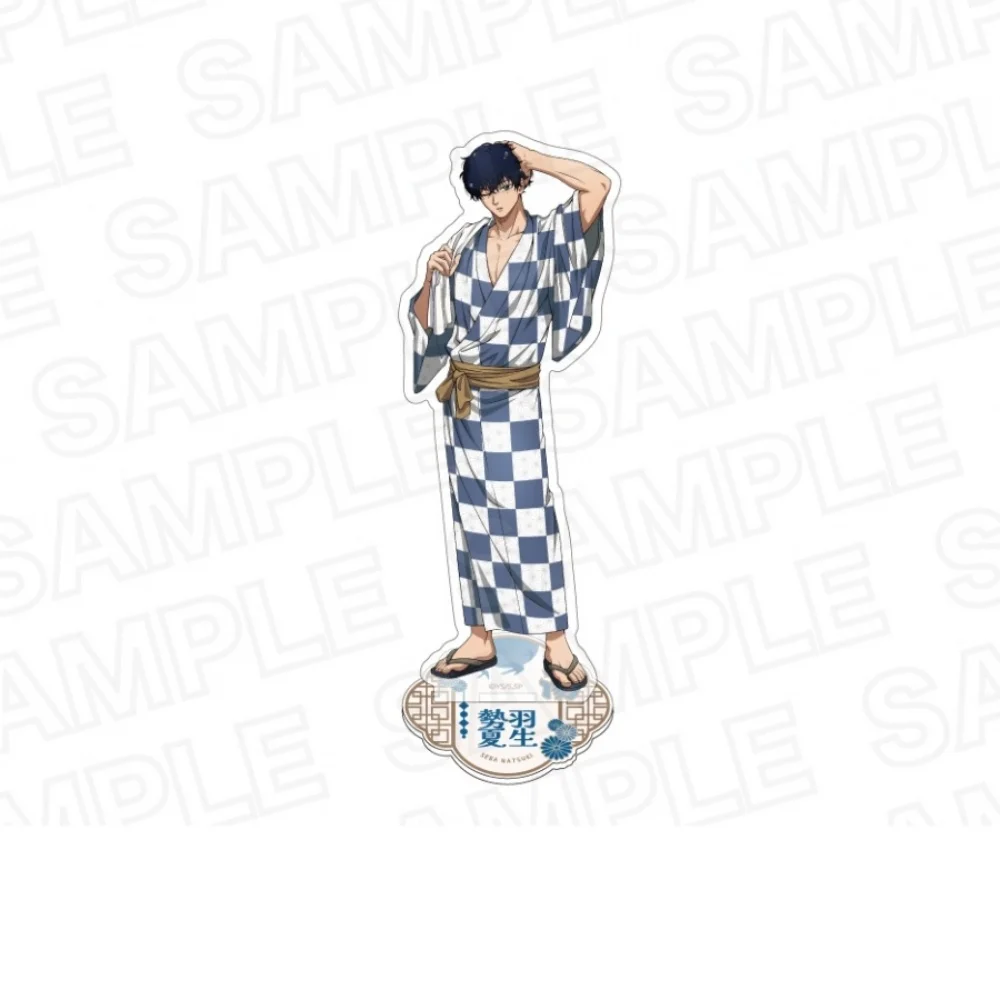 Sakamoto Days Natsuki Seba 15cm Acrylic Stand Keychain Cosplay Desk Decoration Action Figure Collection Model Keyring