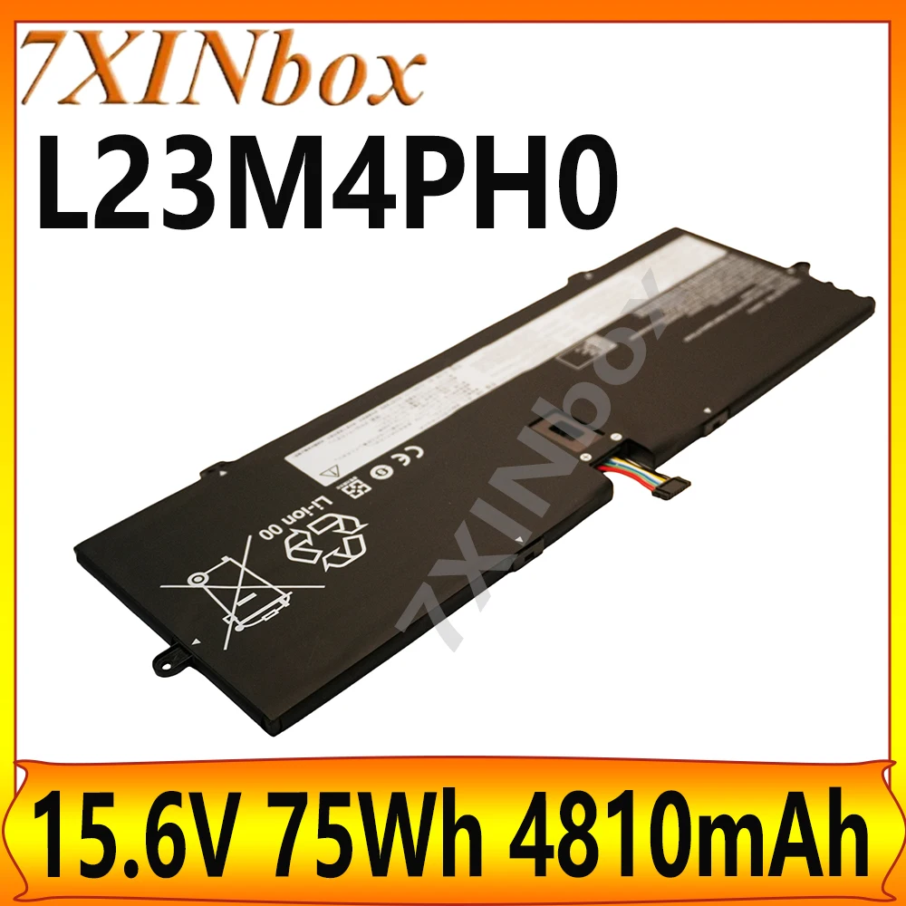 7XINbox L23M4PH0 15.6V 75Wh 4810mAh Laptop Battery For ThinkBook Plus G5 Tab/Station Yoga 9 2-in-1 14IMH9 L23C4PH0