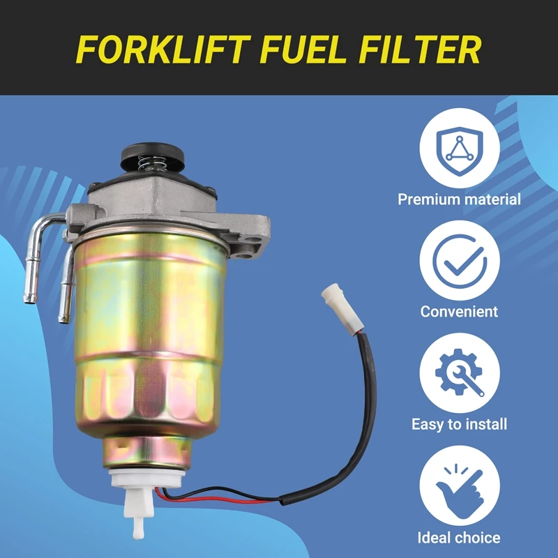 Forklift Fuel Filter YM129901-55800 For Mitsubishi Engine S4S Yanmar 4TNE92-HRJ 4TNE98 Komatsu 4D94E 129917-55801