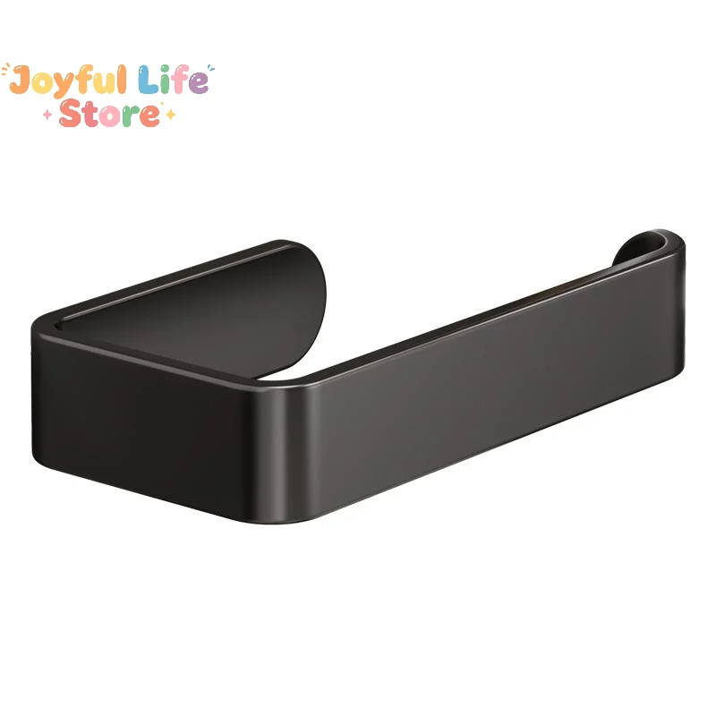 Hot Wall Mounted Toilet Paper Holder Rustproof Thickened Plastic Storage Rack Bathroom Kitchen Toilet Accessories
