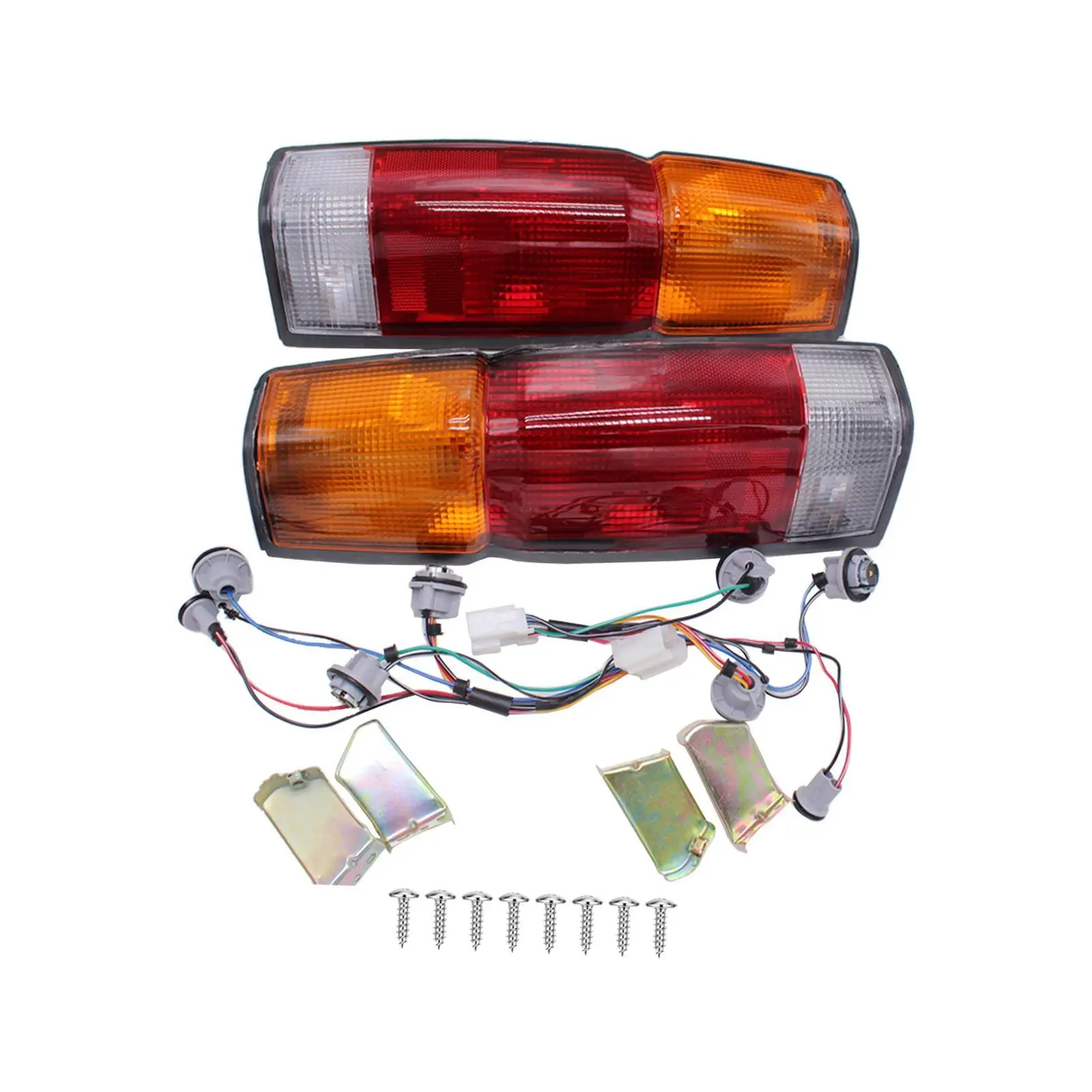 Ni2800103 Garage Vehicles Rear Light Spare Driver and Passenger Side Tail Lights Set for Nissan D21 Hardbody Pickup 1986-94