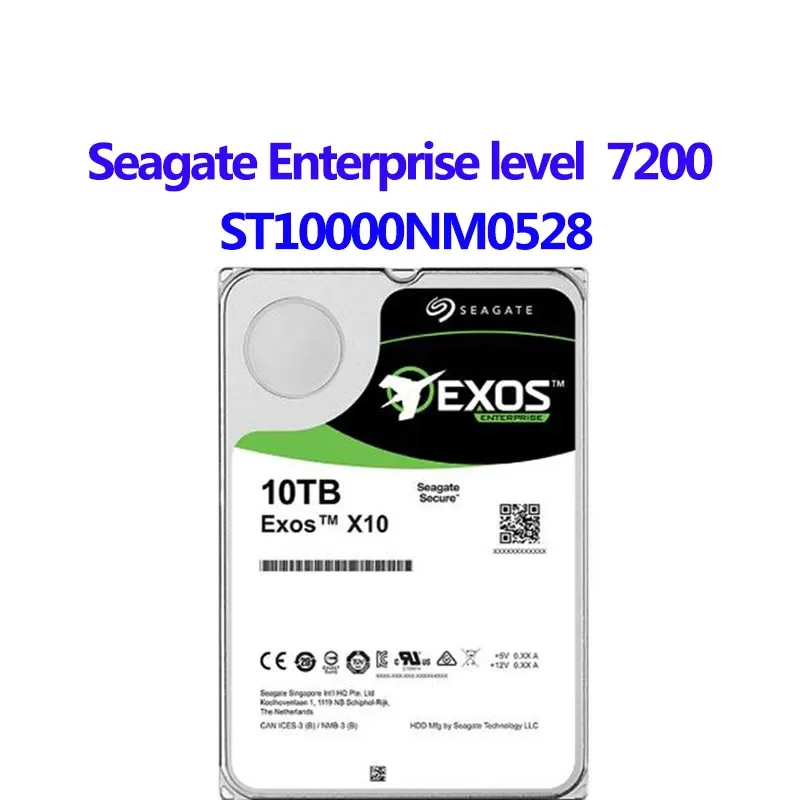 

Жесткий диск ST10000NM0528 ST10000NM0578 ST10000NM0608 SEAGATE EXOS X14 10TB SAS 12 GB/s 7200RPM 256MB 3,5 ”HDD