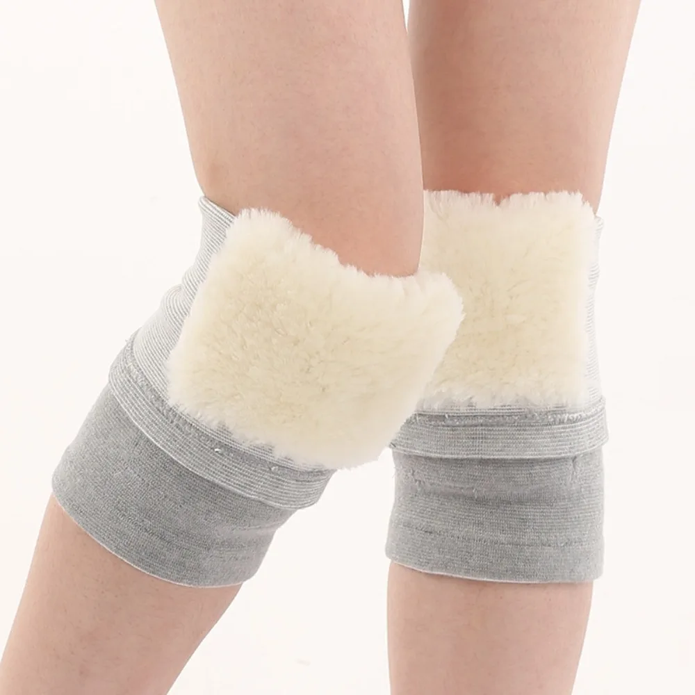 Universal Plus Velvet Winter Knee Pads Lightweight Warm Leg Sleeves Thickened Coldproof Warm Knee Sleeve Basketball