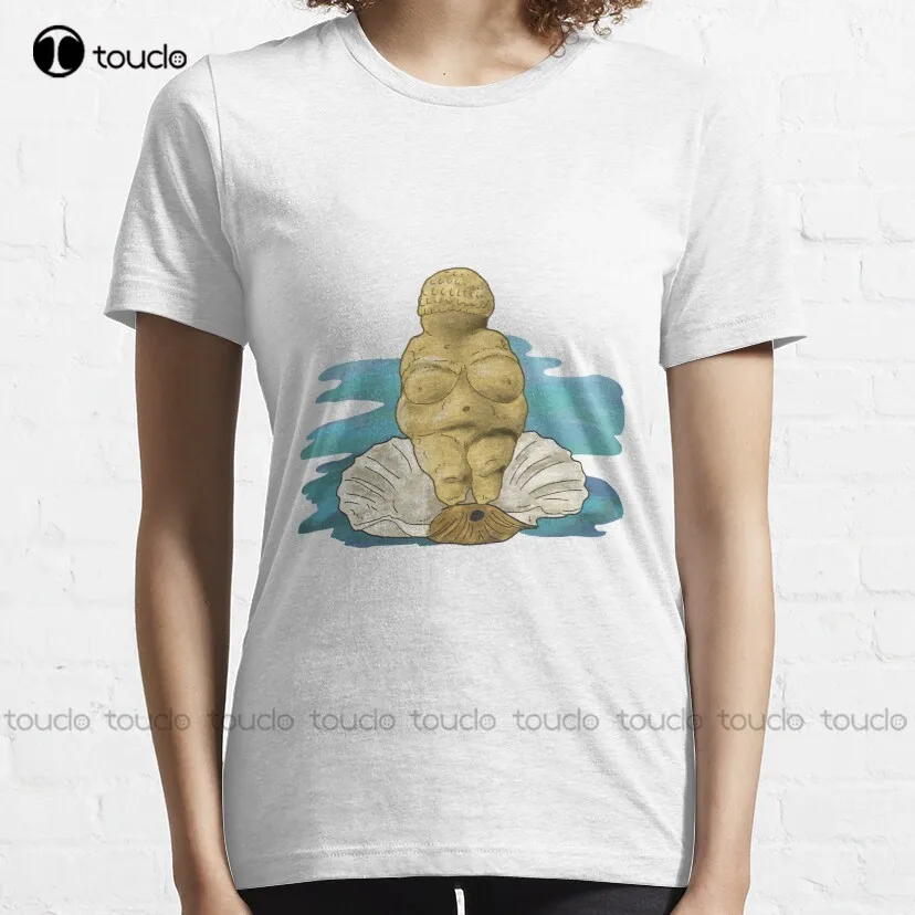 The Birth Of Venus... Von Willendorf Anthropology Classic T-Shirt Casual Shirts For Women Outdoor Simple Vintag Casual T Shirts