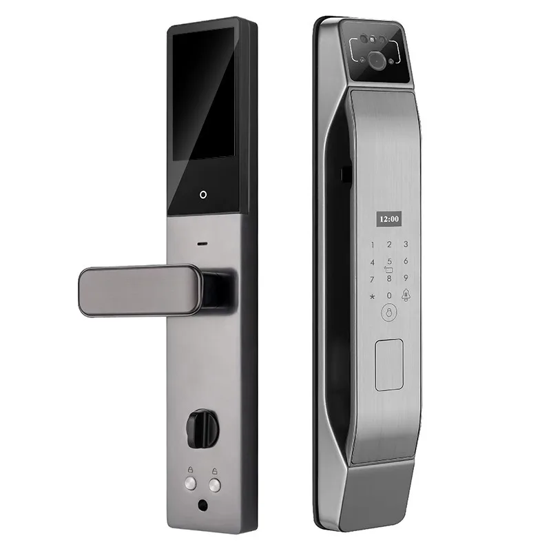 

[2026]Active Monitoring Intelligent Aluminum Alloy Wood Door Keyless Entry Fingerprint Password Vein Recognition For Smart Entra