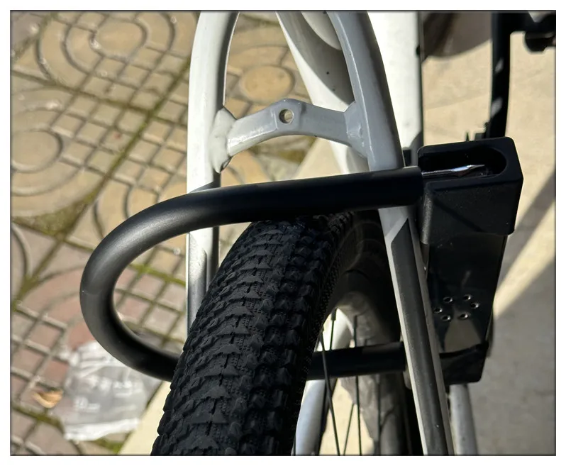Falante 304 Stainless Steel U-Shaped Lock for Motorcycle And Bicycle 110db Alarm Anti-Theft Safety Riding Equipment view 6