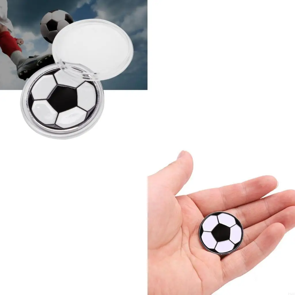 Pxpf en aluminium alliage football arbitre pièce football portable pick arbitre reprise mélodance