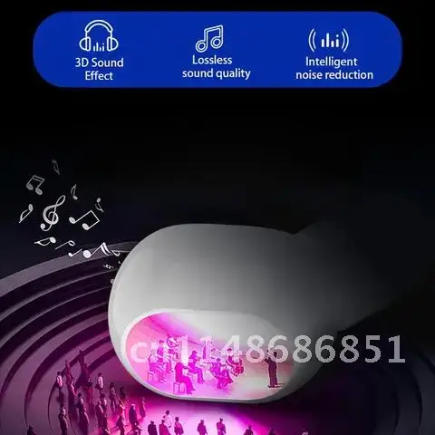 Sem fio Bluetooth Compatível Esporte Earbuds, Mini fone de ouvido para iPhone, In Ear Stereo Headset com microfone, Xiaomi