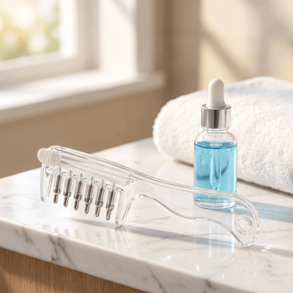Multi-Function Mini Portable Head Applicator Hair Care Scalp Nourish Hair Firming Applicator Anti-Static Anti-Frizz