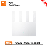 New Xiaomi Router BE3600 Gigabit Version WiFi 7 IPTV Repeater VPN MLO Dual-Band Mesh Smart Linkage 4K QAM 4-core Qualcomm