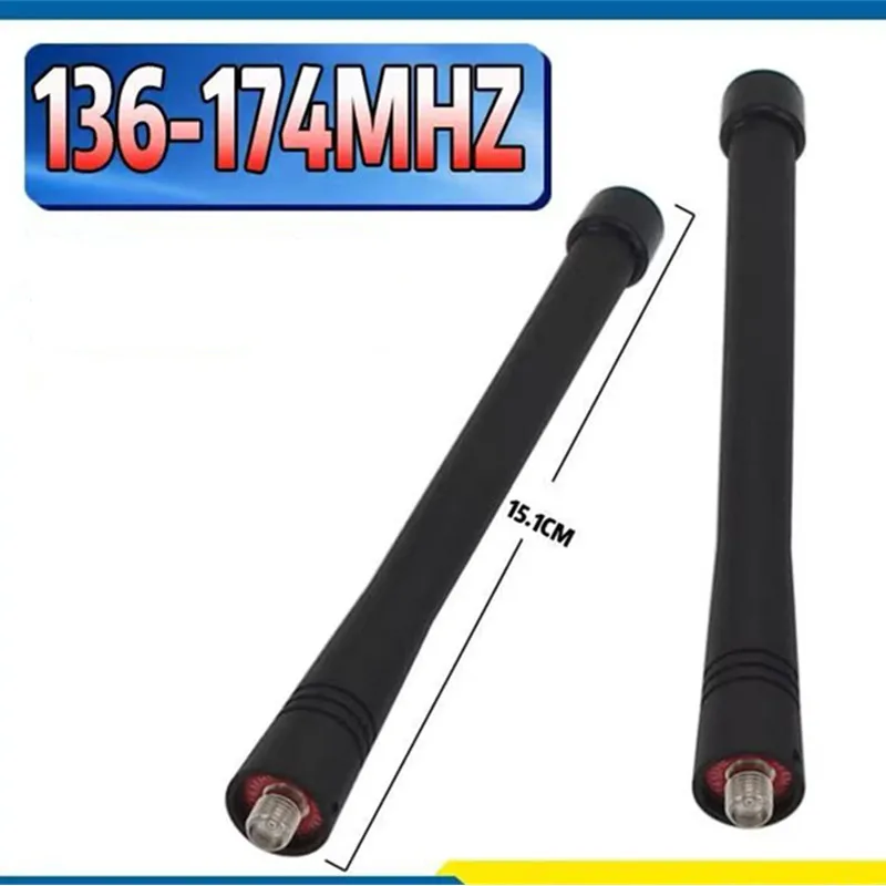 10X VHF 136-174Mhz Sma Female Antenna for Hytera TC610 TC610S TC500S TC268S TC585 TC700 TC510 etc Walkie Takie
