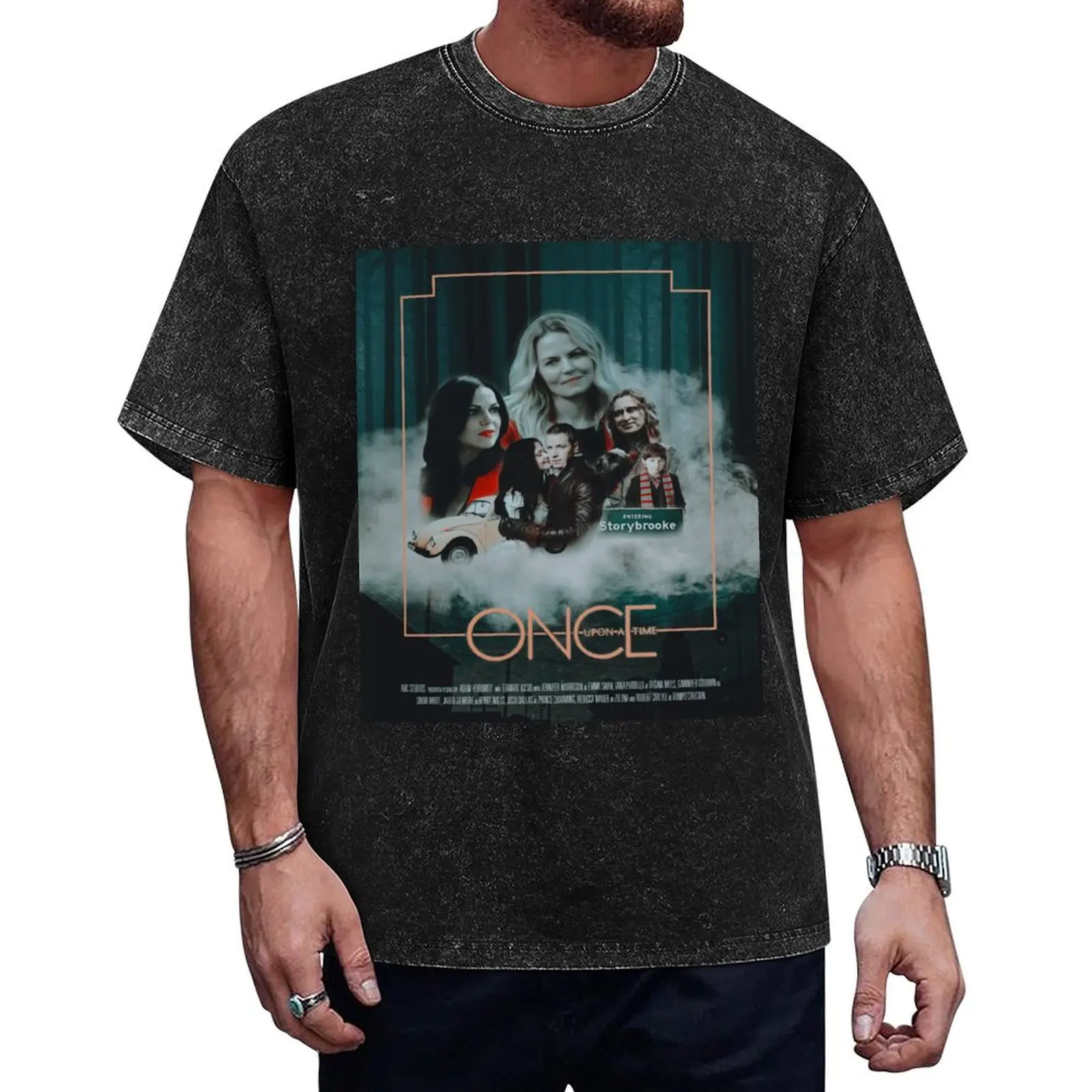 

Once Upon A Time Poster T-Shirt anime sports fans Men's t-shirt