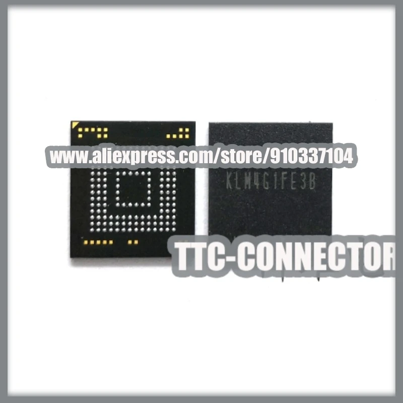 5pcs/lot KLM4G1FE3B-B002 KLM4G1FEAB-B001 KLM4G1FEAC-B031 KLM4G1FEPD-B031 KLM4G1YE4C-B001 chips Memory ICs