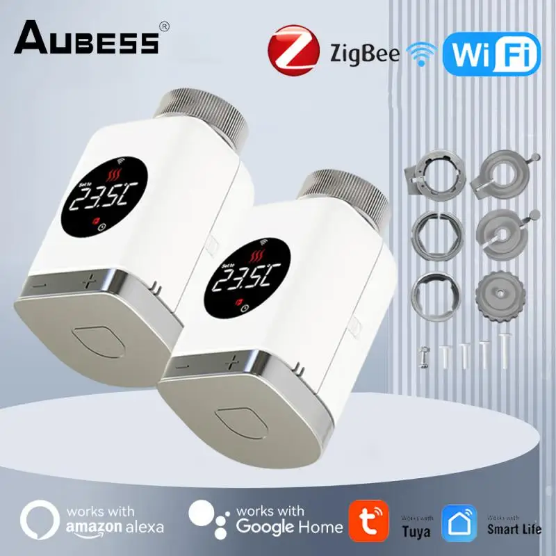 

ZigBee Thermostatic Radiator Valve Actuator Tuya Smart Life Smart Home Heating Temperature Controller Alexa Google Home Alice