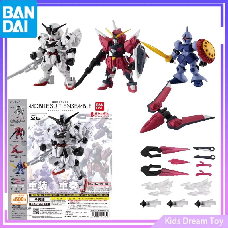 Bandai in Stock Original GUNDAM Anime Figures Gashapon MOBILE SUIT ENSEMBLE MSE26 Action Figures Toys Collectible Model Gifts