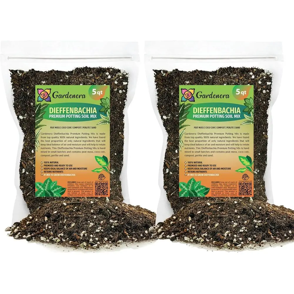 

Premium Dumb Cane Potting Soil Mix - Perfect for Nurturing Strong and Healthy Dumb Cane Plants - 10 Quart