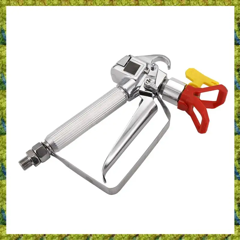 

UISN 3600 PSI High Pressure Airless Spray Gun Paint Gun Aluminum Spray Gun With 517 Spray Nozzle Seat Grille For Airless Sprayer