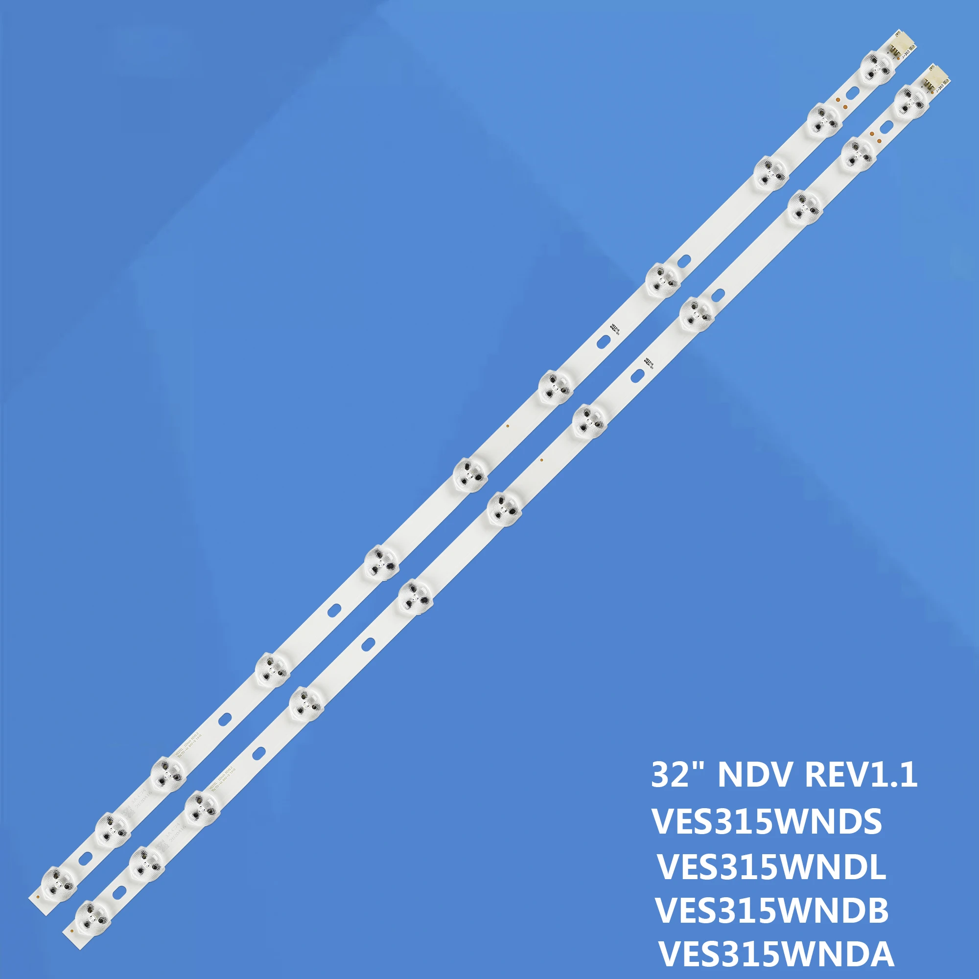 Listwa LED(2) Do Toshiba 32W3453 32W3453R 32W1333DG 32W1333DB 32L3863DG Do Hitachi 32HE1000 DLED32265 DLED32167 VES315WNDS-2D-N03