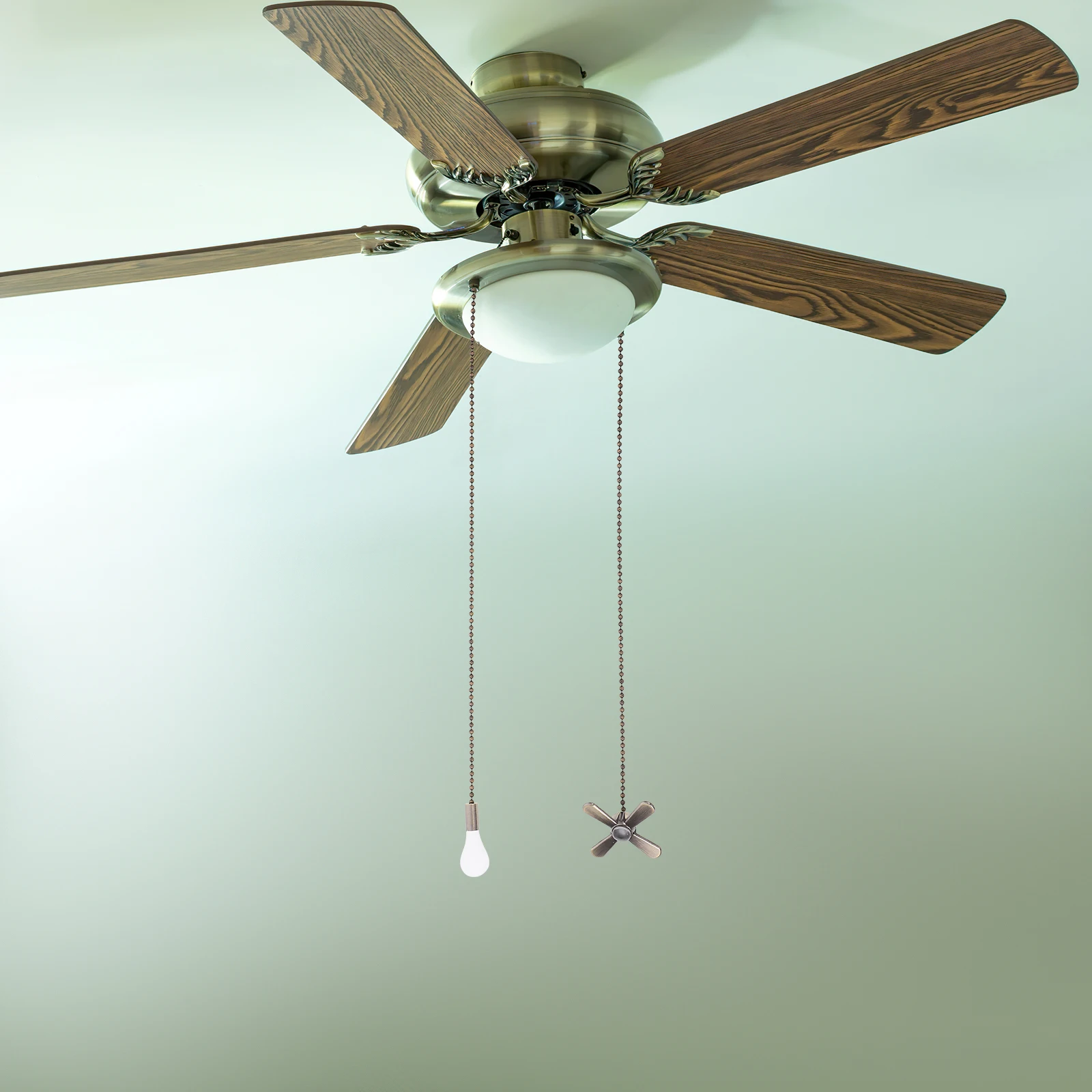 2pcs Metal Extension For Ceiling Light Decorative Replacement Beaded Chain Extender Ceiling Fan Pull Chains