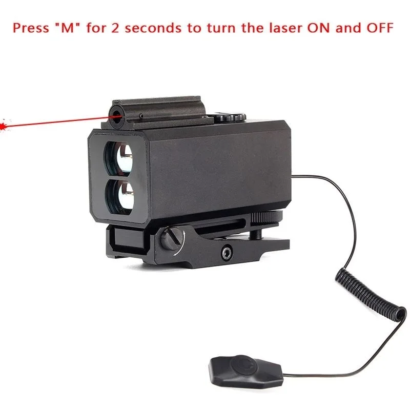 LE032 1200M Entfernungsmesser IP65 Wasserdichter Outdoor Echtzeit-Taktischer Mini-Laser-Entfernungsmesser mit Rotem Laser Montierbar für die Jagd – Detail 7