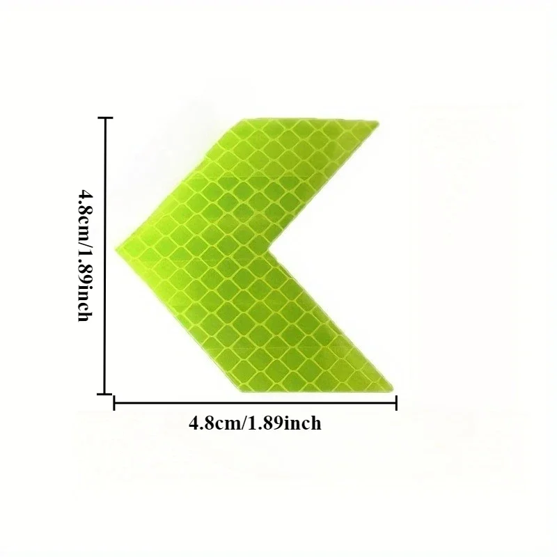 Arrow-shaped reflective stickers for cars, night reflective warning stickers, universal stickers, suitable for cars, campers,