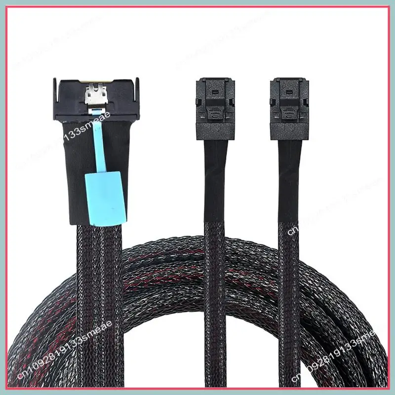 

N94R MCIO 8I To 2 X SFF 8643 Кабель PCIE Gen5 MCIO 8X To Mini SAS HD SFF 8643 Высокоскоростной кабель для серверного центра обработки данных