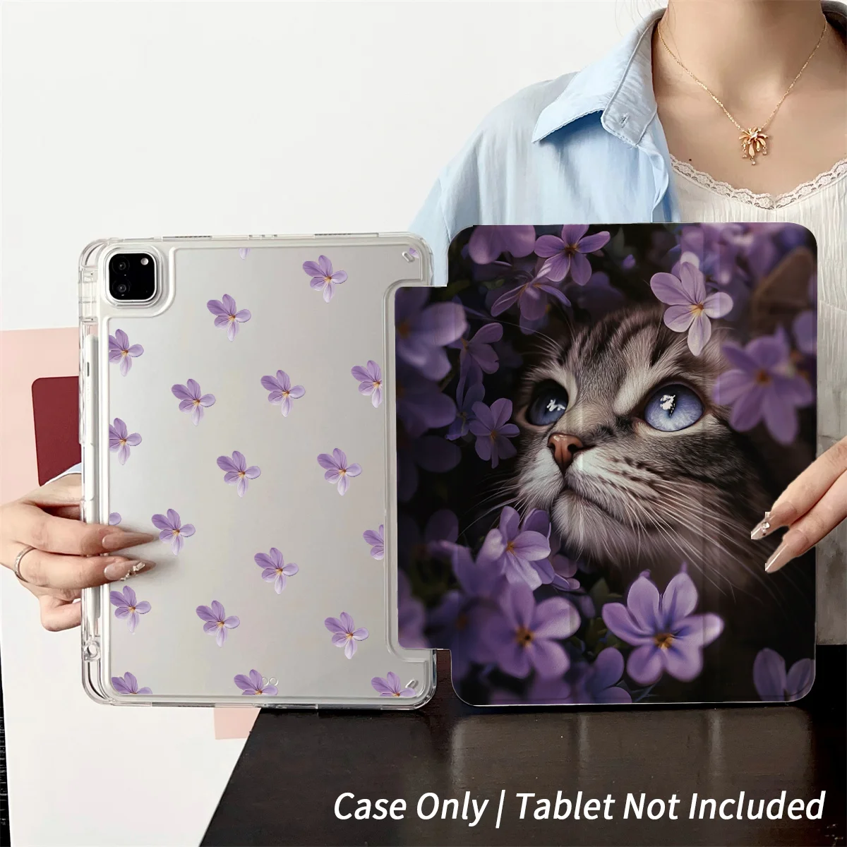 Slim Fit Premium TPU Tablet Cover, Shockproof Durable Lightweight Protective Case for iPad Samsung Huawei Honor Redmi Xiaomi