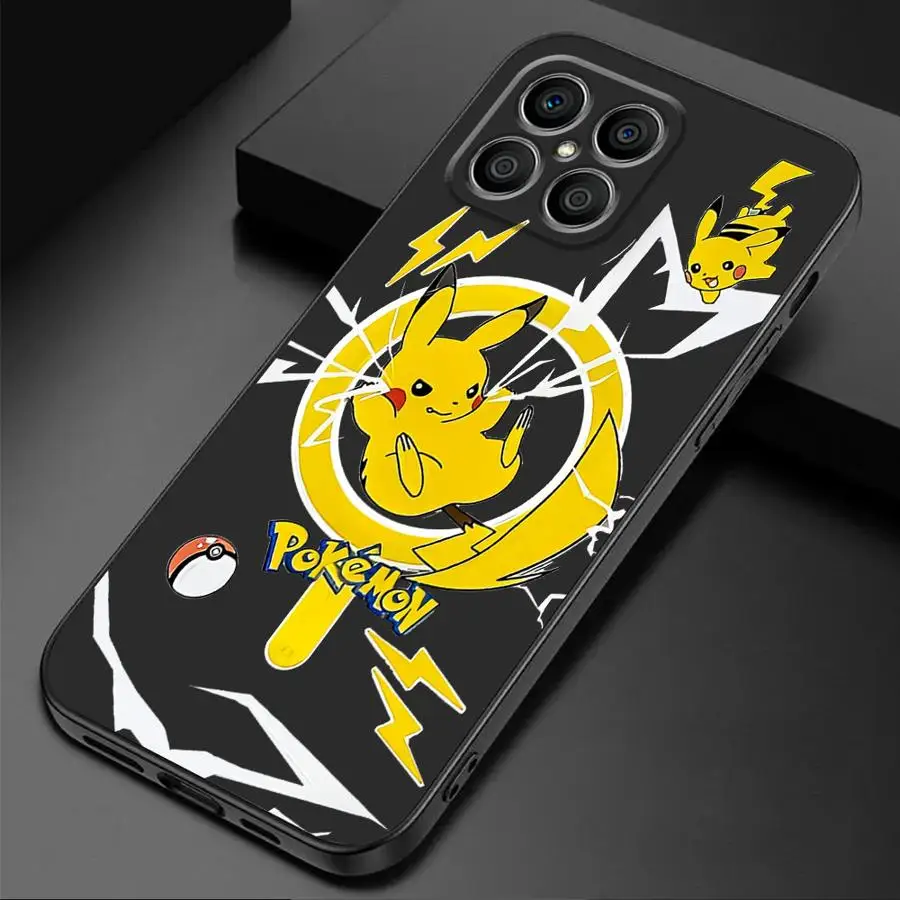 P-Pokemon Phone Case for Honor 90 Pro X6 4G X6a 4G X7 4G X7b 4G X8 4G 5G X8a 4G X8b 4G X9a 5G X9b 5G Magic5Lite Magic5 Pro