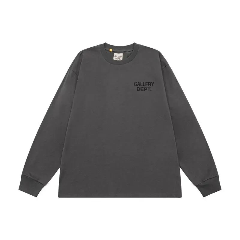 GALLERY DEPT High Street brand cotton loose letter print long-sleeved T-shirt