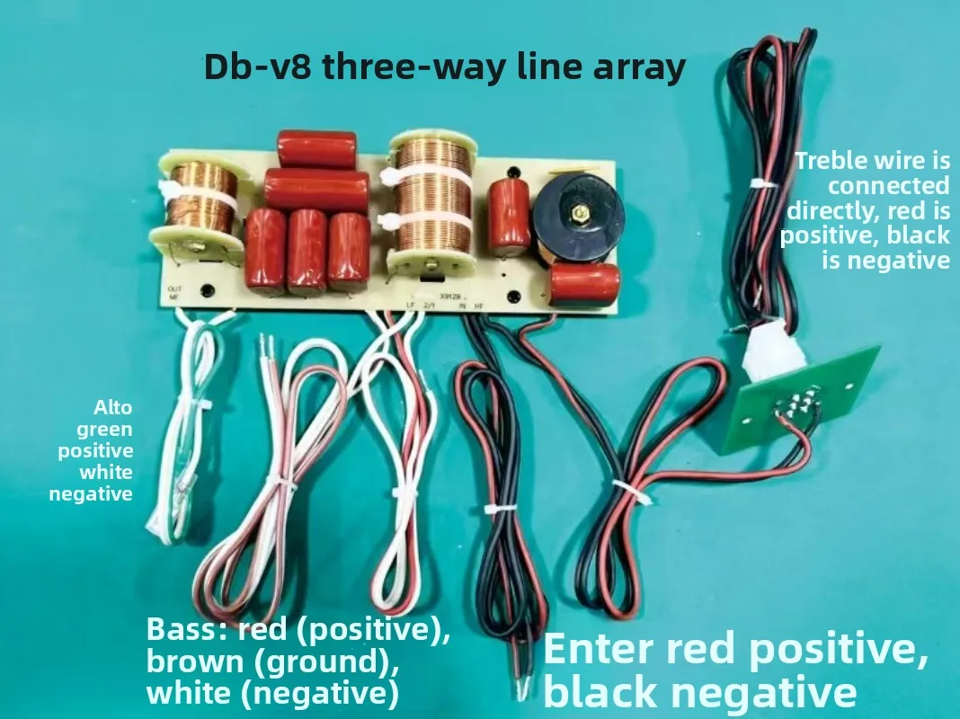 Crossover Set 10-inch Speaker V8 Model Crossover for Professional Speaker Line Array System