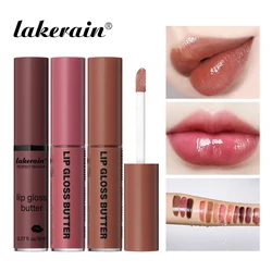 Butter Non-stick Cup Gloss Lip Gloss Moisturizing Mirror Lip Gloss Lasting Color Lip glaze Dye Lip Liquid Makeup For Women 8ml