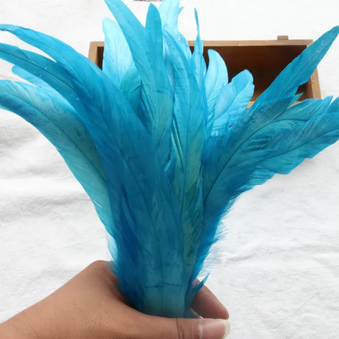 ขนหางไก่สีขาว 20/50/100 ชิ้น สำหรับงาน DIY งานฝีมือ เครื่องแต่งกายงานรื่นเริง อุปกรณ์ตกแต่ง ขนไก่