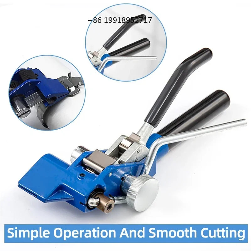 Stainless Steel Cable Tie Gun Banding Tools Strapping Gear Tension Bander Tensioner for Stainless Steel Band Strap Belt
