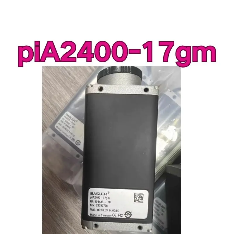 Used PIA2400-17gm industrial black and white camera with 5 million pixels, tested OK and shipped quickly