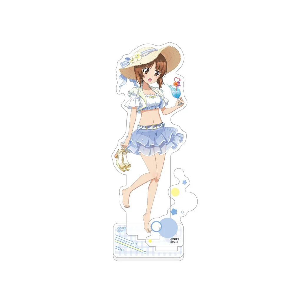 Miho Nishizumi Momo Kawashima Erika Itsumi Maho Nishizumi HD Acrylic Stand Acrylic Keychain Desktop Decor anime goods Fans Gifts