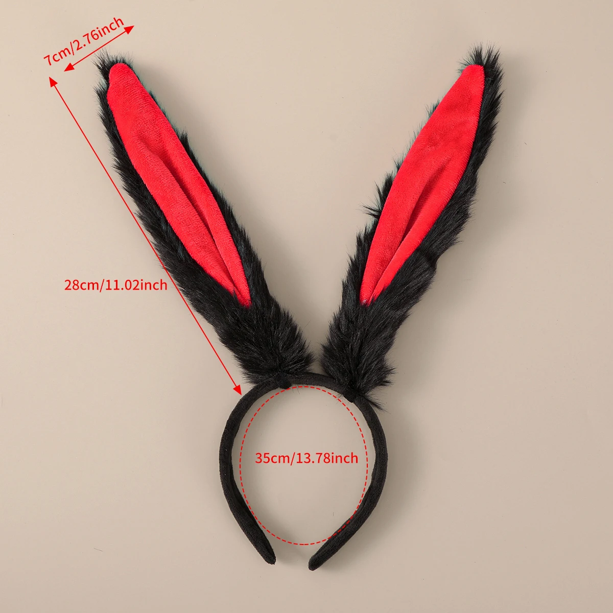 Molans Extra Large Rabbit Ear Headband Adult Children Hairband Rabbit Ear Headband Bunny Hairband Hair Accessories