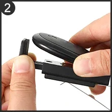 1 PC Garage Door Opener Clip Universal Car Garage Remote Visor Clip Adjustable Compatible with Liftmaster, Sears and Chamberlain