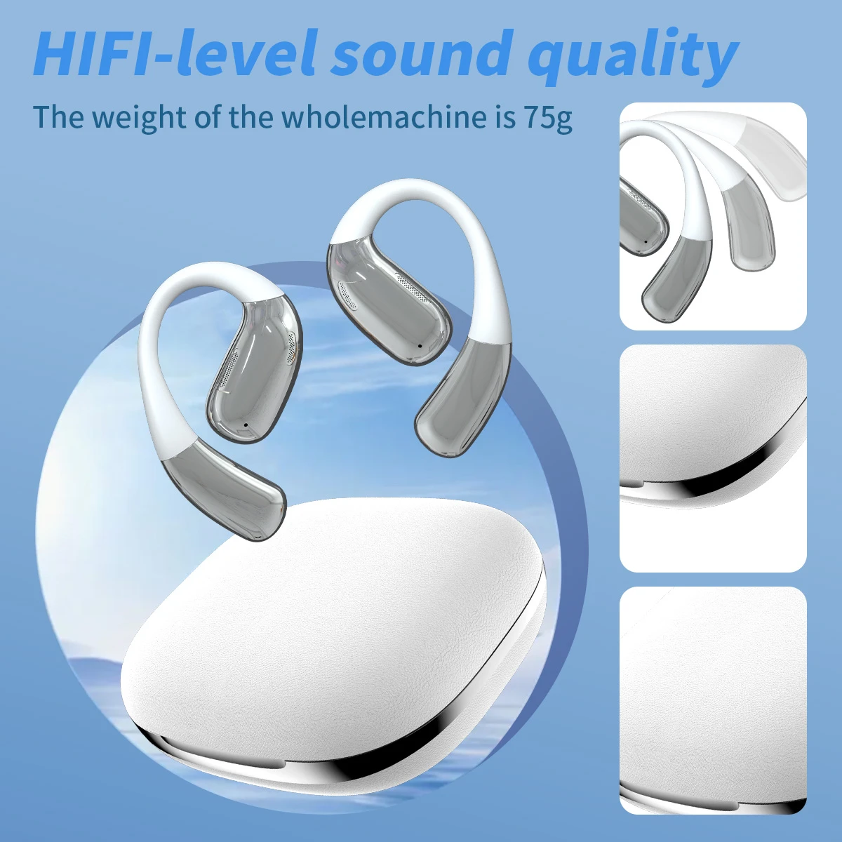 AI Real‑Time Translation Earbuds Wireless Bluetooth Headphones Multi‑Language Translator Earphone for Travel Business Meeting