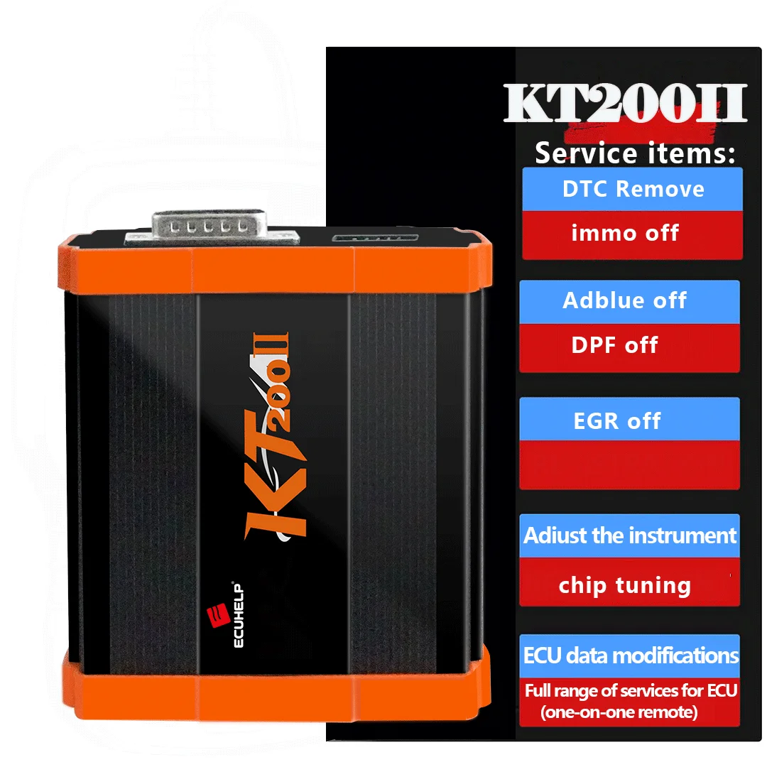 ECUHELP KT200 Gen2 KT200II Basic Version 2024 NEW ECU Programmer Support ECU Chip Tuning DTC OBD/BOOT/BDM/JTAG