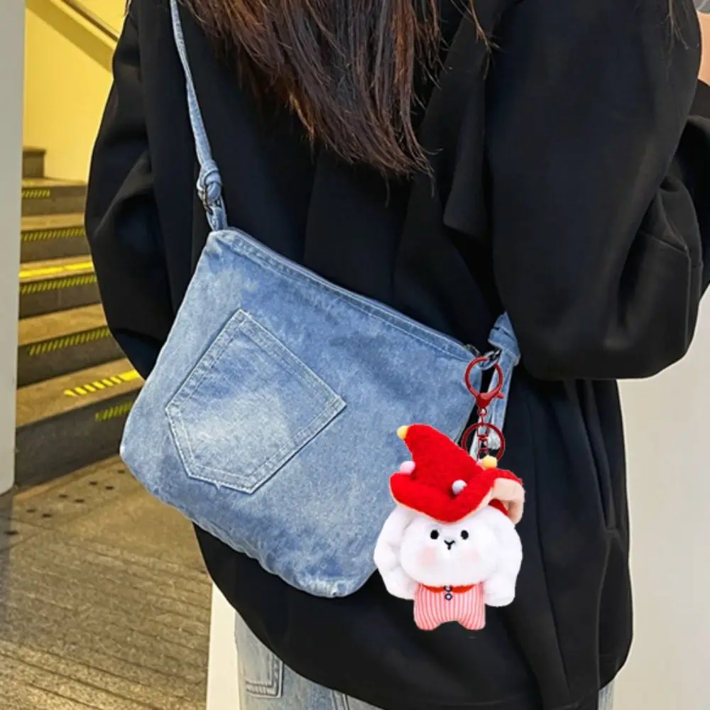 PP Cotton Mushroom Rabbit Elf Charm Fluffy Collection Mushroom Bag Pendant Comfortable Hanging Ornaments Rabbit Elf Keychain