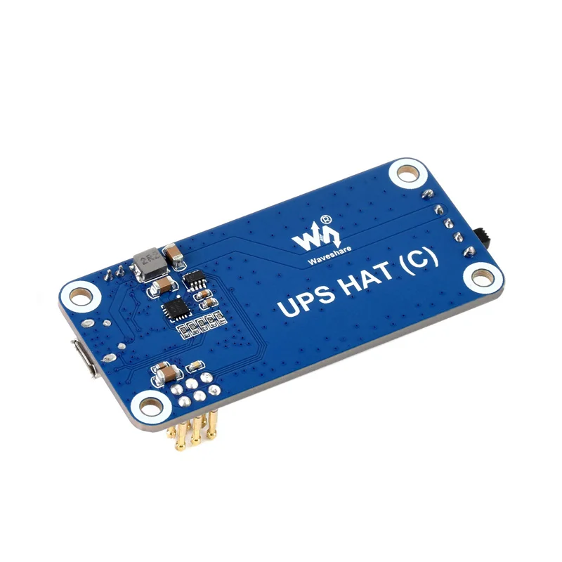 Waveshare UPS HAT (C) Fuente de alimentación ininterrumpida UPS HAT para Raspberry Pi Zero UPS