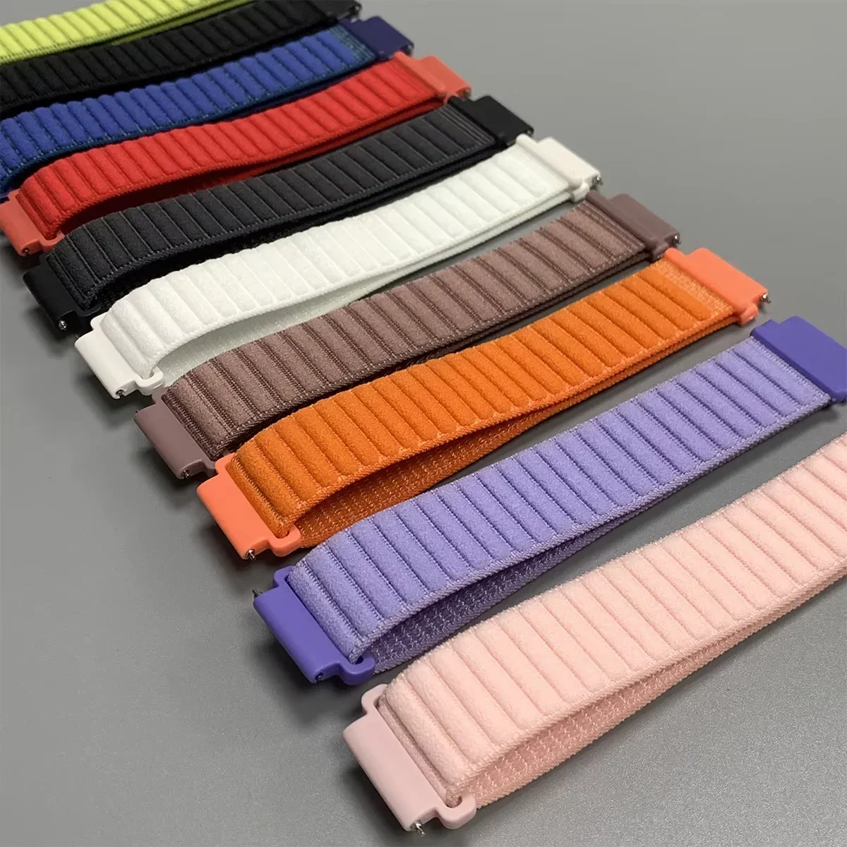 18mm 20mm 22mm Nylonarmband für Garmin Forerunner 970 570 47/42mm 965 265 170 70 165 55 Venu 4 45/41mm Armband Garmin Active 6 5 – Detail 3