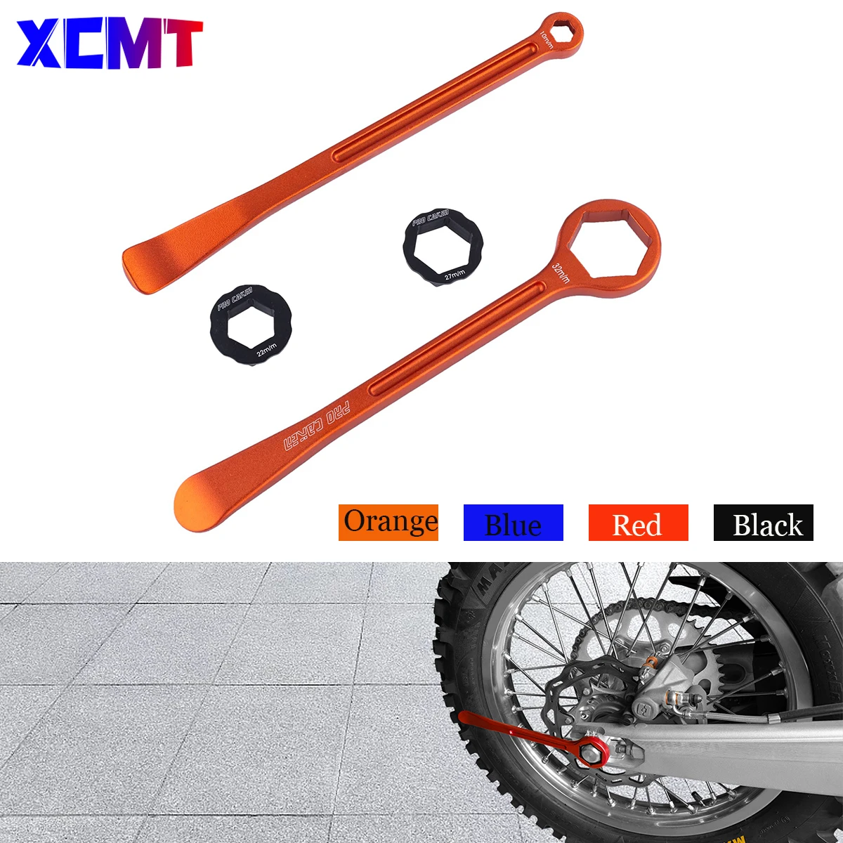 

Motorcycle Universal Parts Tire Tool Lever Spoon Axle Wrench Change Remove For KTM Honda Suzuki Kawasaki Yamaha Husqvarna Beta