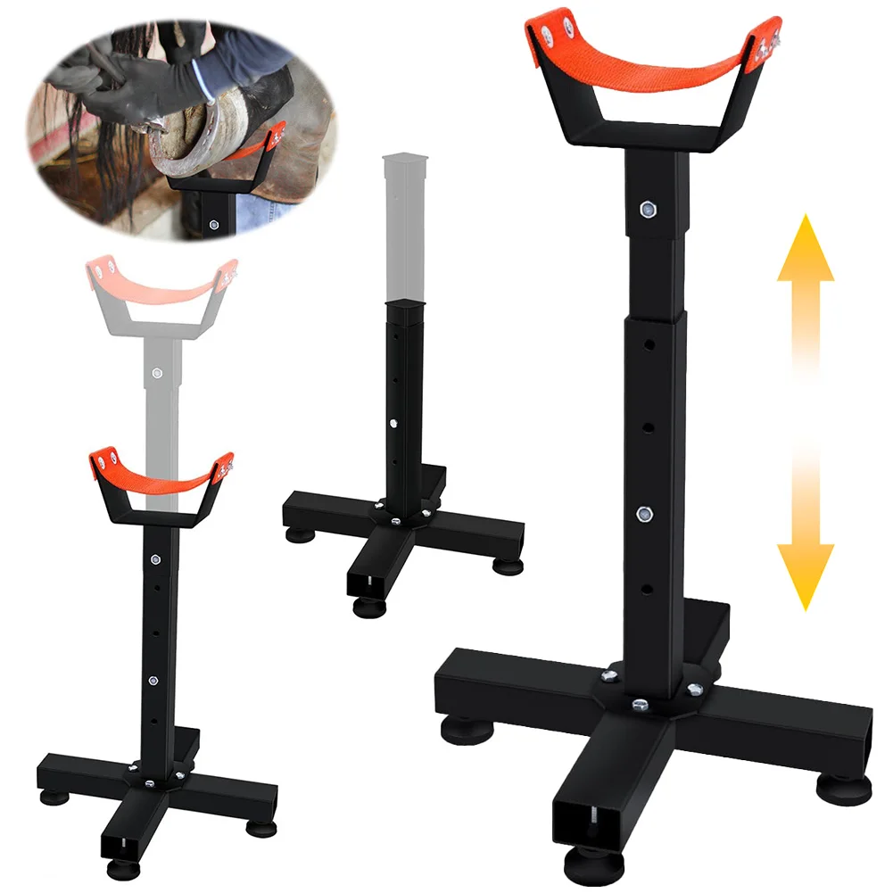 

Metal Hoof Stand Blacksmith Farrier Horse Hoof Stand Hoof Jack Farrier Stand for Grip Hoof Care Tools