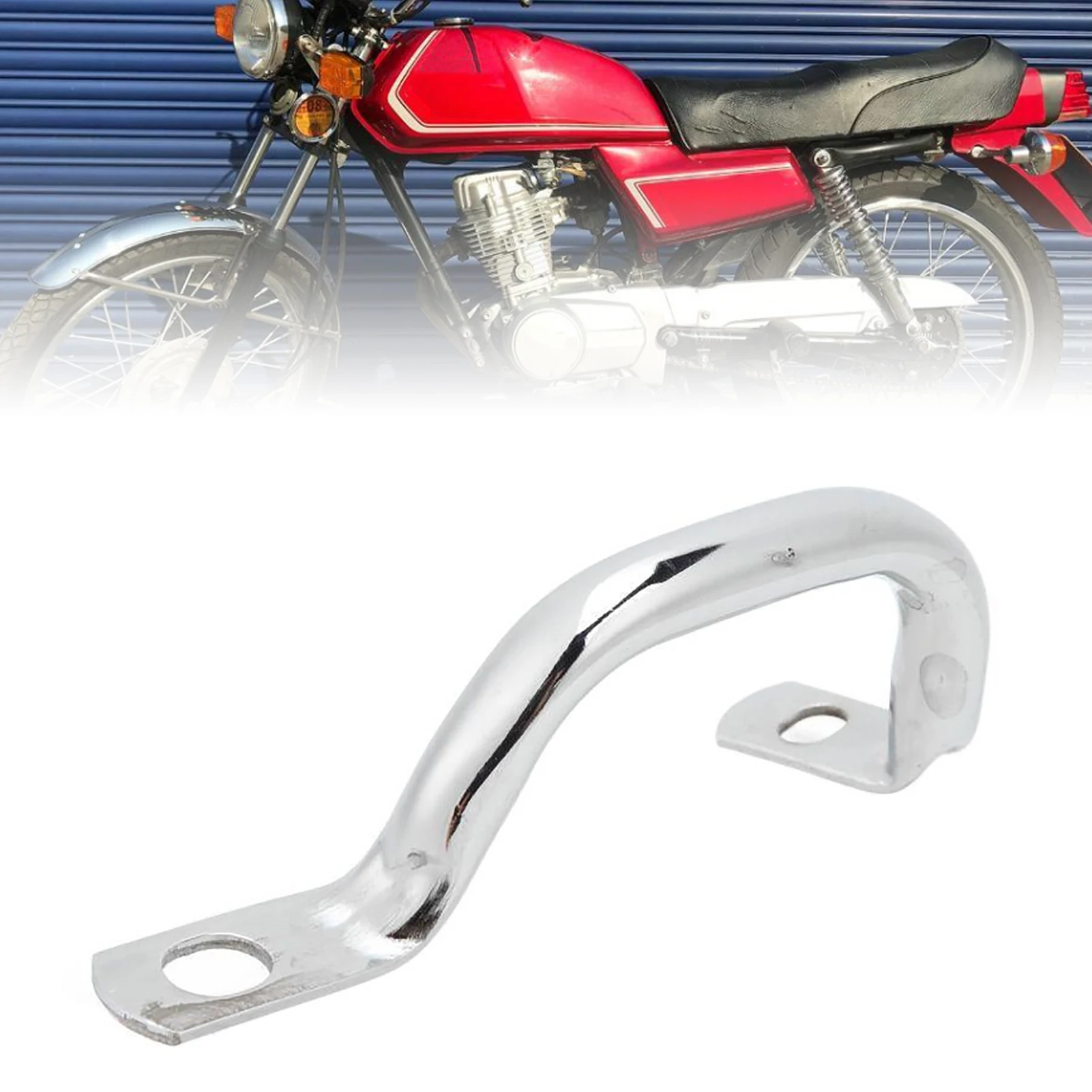 Motorcycle Rear Grab Bar Vintage  Comfortable Grip Enhanced Comfort Side Hand Rail for CG125 Motorcycle Passenger Grab Rail