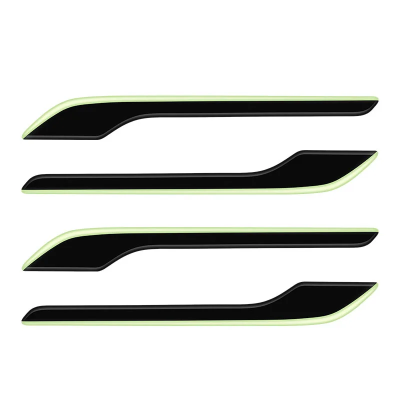 Car Door Handle Stickers Anti-Scratch for Tesla Model 3 Y Juniper 2026 Door Handle Scratch-Resistant Luminous Cover Accessories