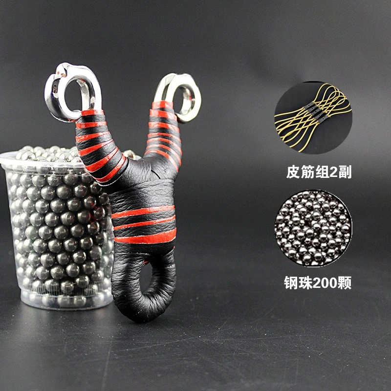 

NEW Outdoor Competitive Slingshot with Round Elastic Band Alloy High Power and High Precision EDC Slingshot