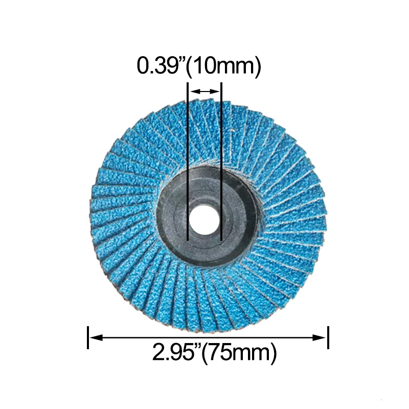 Flat Flap1pc/3pc/10pc 50mm 75mm Flap Discs 3\