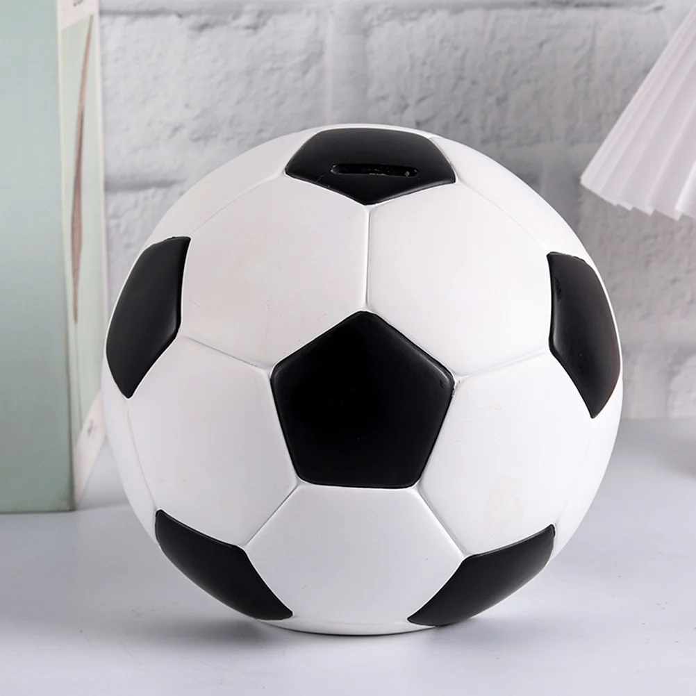 Cofrinho de Futebol para Crianças, Meninos e Meninas, Jarro de Economia de Dinheiro com Design Divertido para Armazenamento de Moedas, Presente Ideal para Aniversários