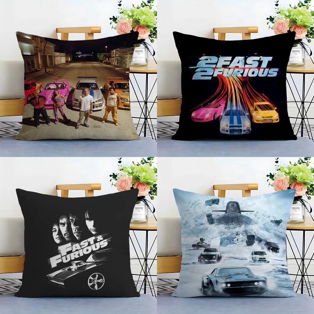 Hot Movie F-Fast & FuriouS Pillow Case Plush Fabric Soft  Pillowcase Double Sided Print Cushion Cover Household Gifts